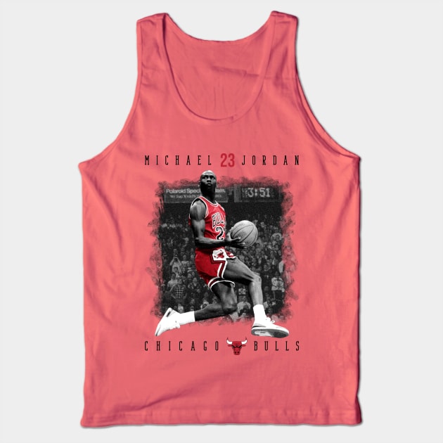 Michael Jordan 23 Chicago Bulls Tank Top by Diamond Creative